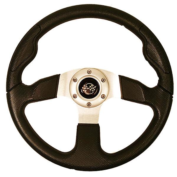 STEERING WHEEL, 13.5 QC-5124 BLACK