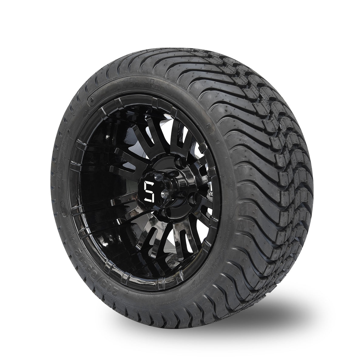 12 Inch Gloss Black Wheel And 215/35-12 Tyre Assembly — Augusta Parts ...