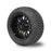 12 Inch Gloss Black Wheel And 215/35-12 Tyre Assembly