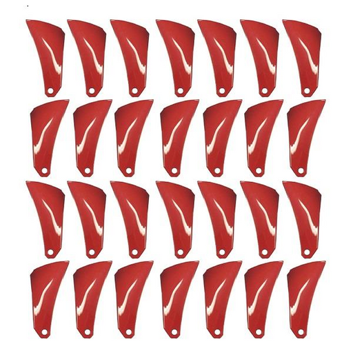 RED INSERTS FOR BLACKHAWK WHEELS (1 SET IS 4 WHEELS)