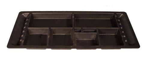 UNDERSEAT TRAY, CC DS; SMALL COMPARTMENTS