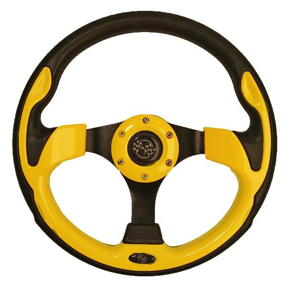 STEERING WHEEL, 12.5 QC-5156, YELLOW