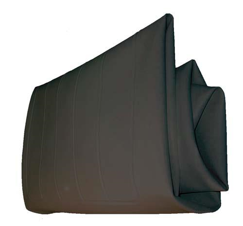 SEAT BOTTOM COVER, BLK CC 79-99