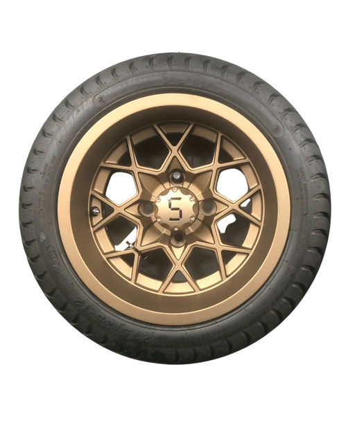 12 Inch Gloss Bronze Wheel And 215/35-12 Tyre Assembly