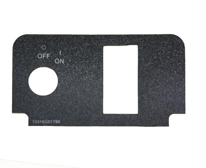 FNR Console Plate Decal