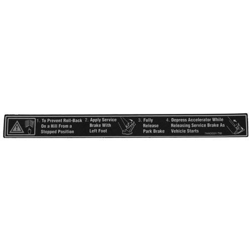 Decal - Anti Roll Back