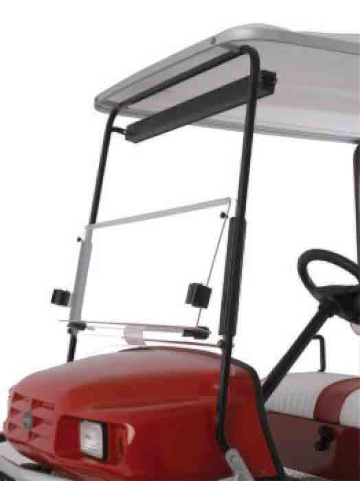 Clear Fold Down Windshield Kit for E-Z-GO ST Vehicles