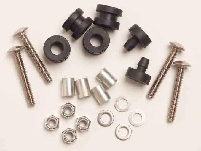 Windshield Hardware Kit for Flat & Split Windshields